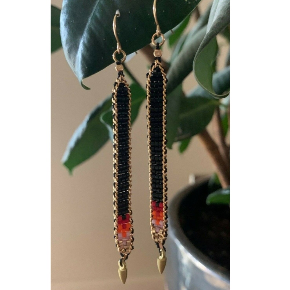 ILD Iwona Ludyga Design Beaded Bracelet & Earrings - Picture 5 of 5